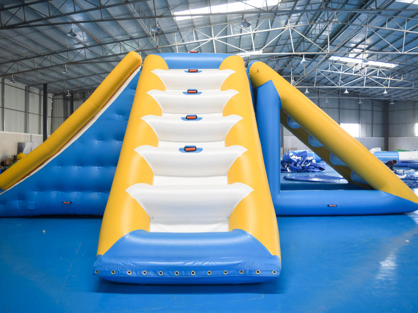 Custom popular inflatable water games certification Bouncia