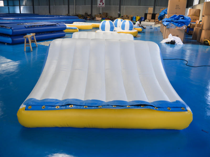 certification pillow ramp crazy inflatable water games Bouncia