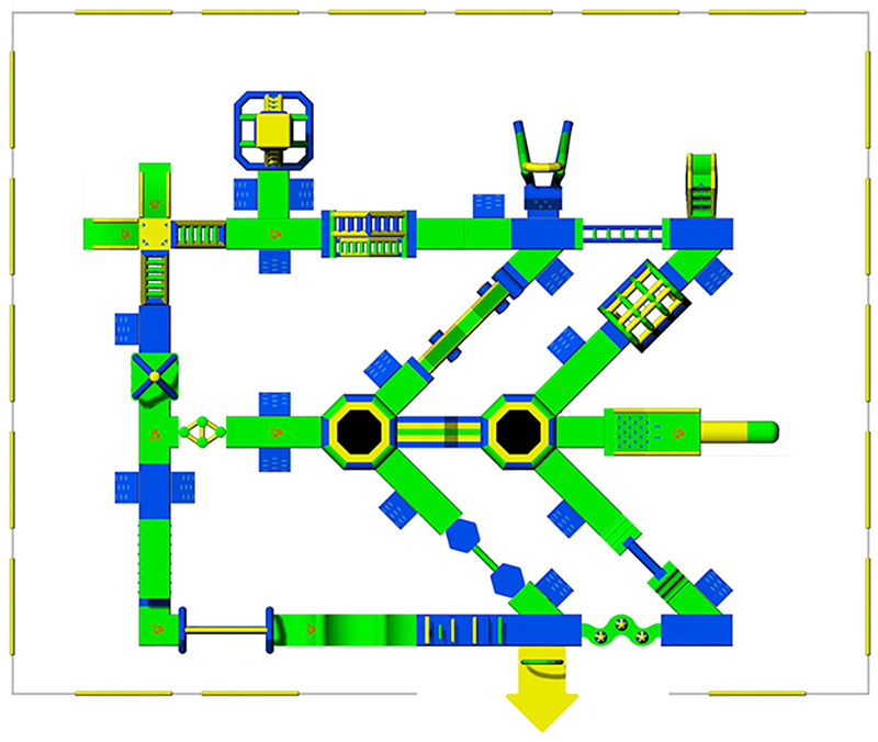 application-inflatable water parks-floating water park-inflatable water playground-Bouncia -img