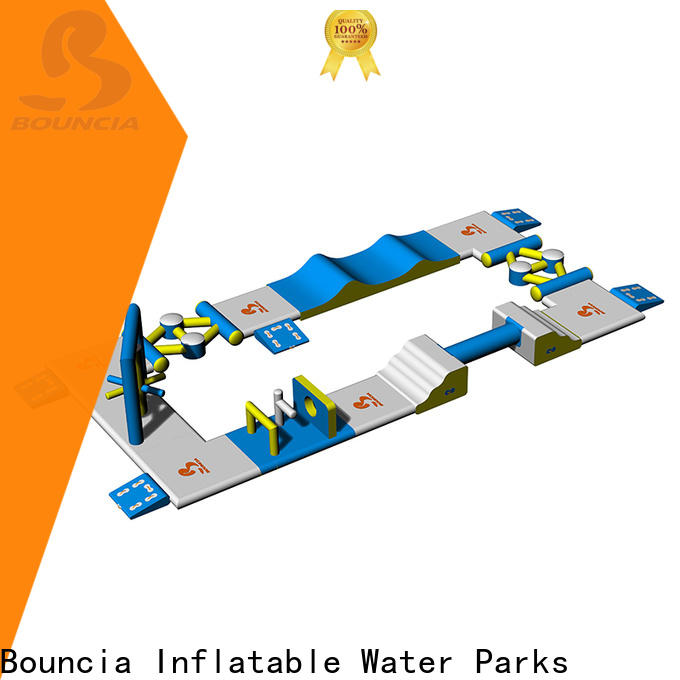 Bouncia slide inflatable water park games for business for pools
