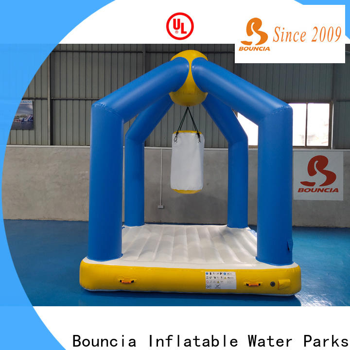 Bouncia guard tower water obstacle course for sale customized for pool