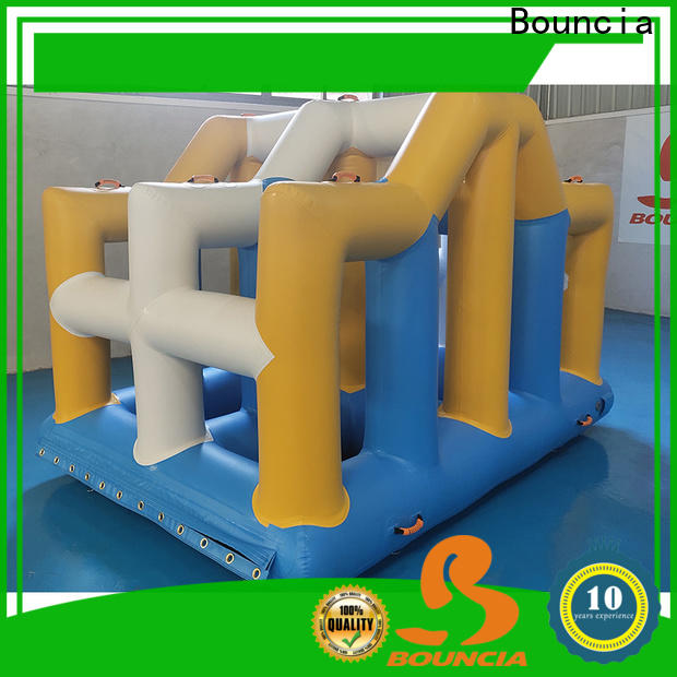 Bouncia floating giant inflatable water slide manufacturer for outdoors