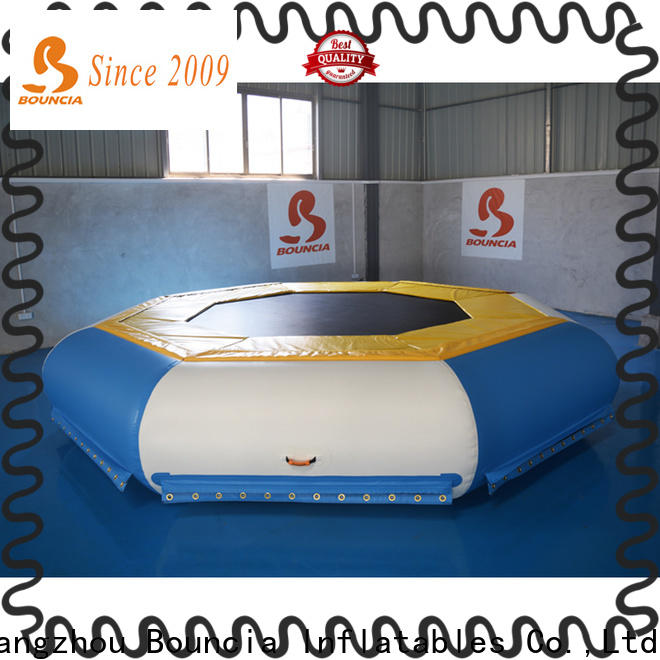 Bouncia durable floating inflatable obstacle course Suppliers for kids