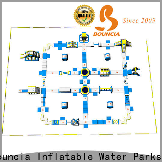 certificated giant water trampoline park floating customized for lake