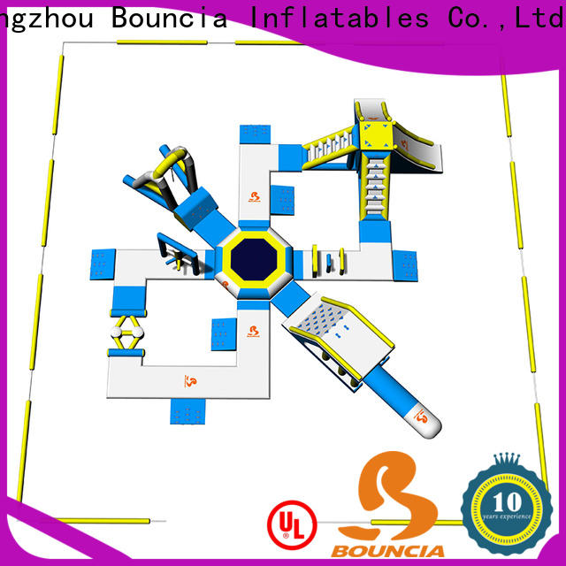 Bouncia certificated inflatable water slides under 300 dollars Suppliers for lake