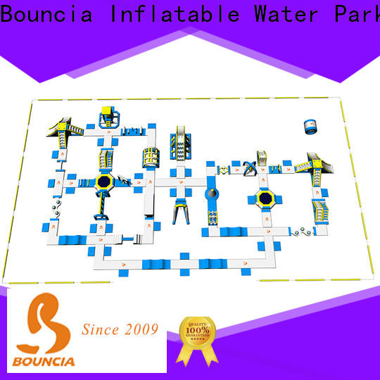 Bouncia pvc large inflatable water slide customized for adults