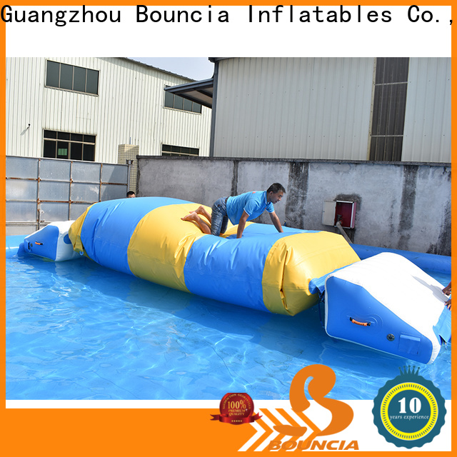 Highquality inflatable water slides clearance jumping platform for