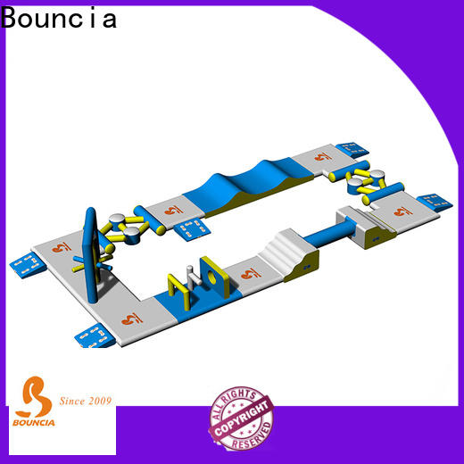 Bouncia Latest mini inflatable water park manufacturers for outdoors