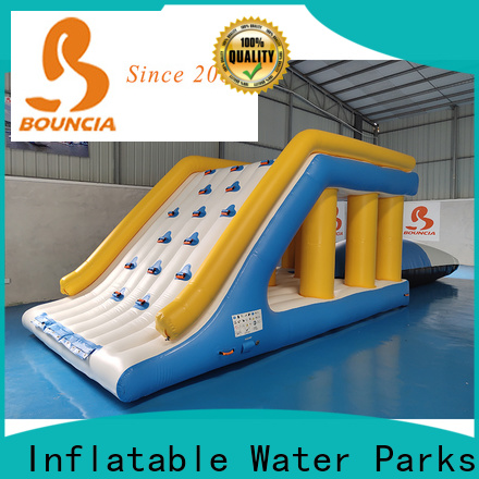 Floating Best Inflatable Water Park Ramp Factory For Pool Bouncia
