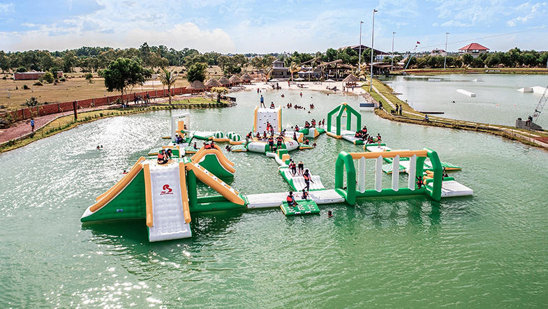 Siem Reap Inflatable Aqua Park Manufacturer