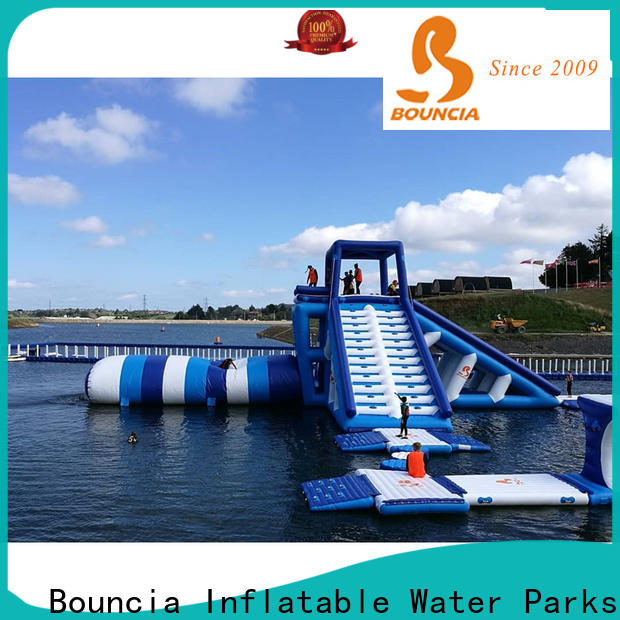 Bouncia jumping platform outdoor inflatable water slide Suppliers for outdoors