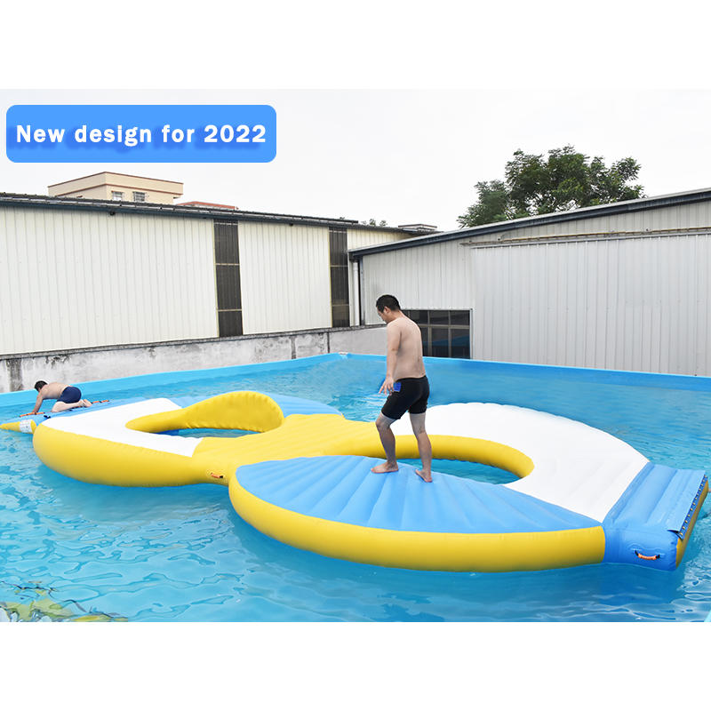 Bouncia 2022 New Inflatable Water Park Design 8 Slope