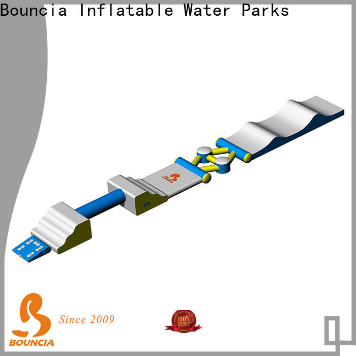 Bouncia slide mini water park inflatable Suppliers for lake