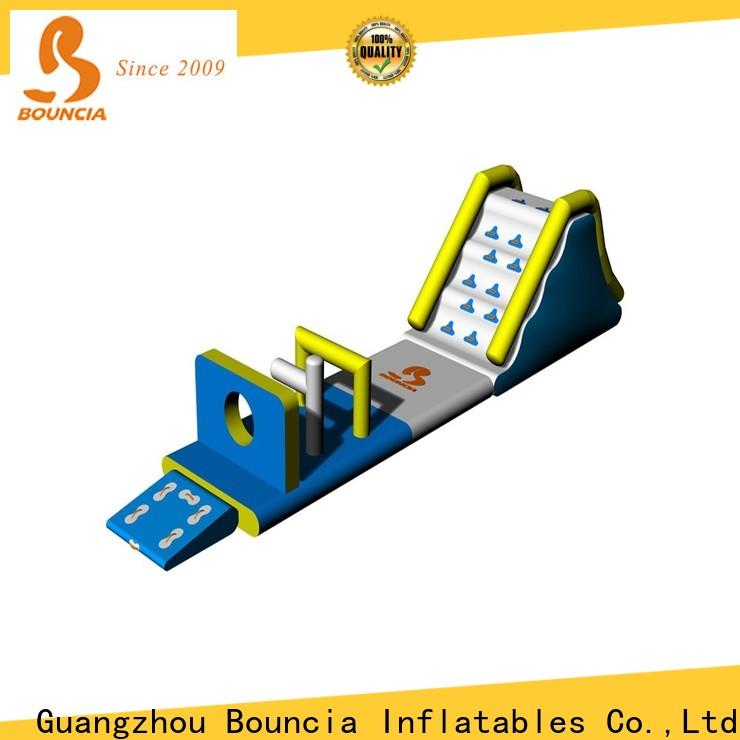 commercial mini pool with slide obstacle Suppliers for lake