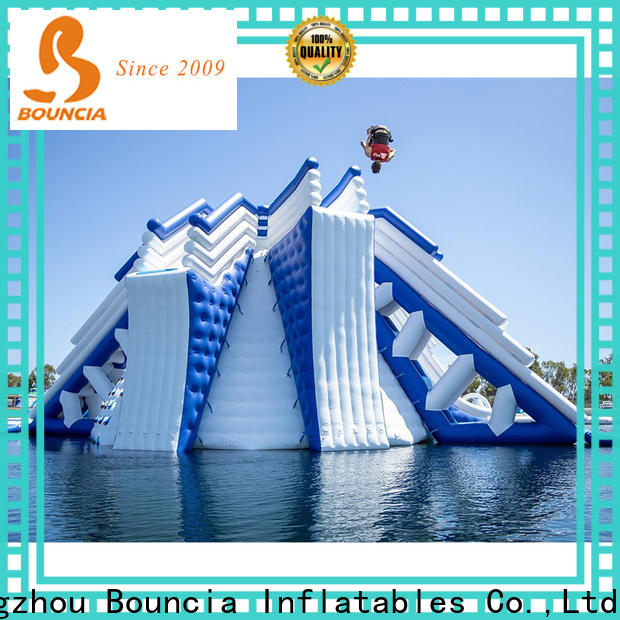 floating trampoline water park colum Supply for adults