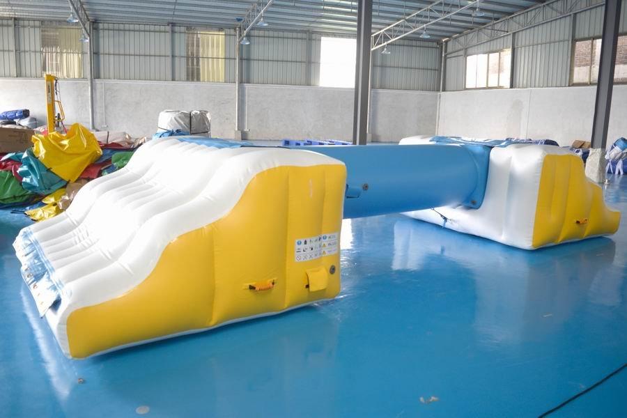 Hot small inflatable water park certification Bouncia Brand
