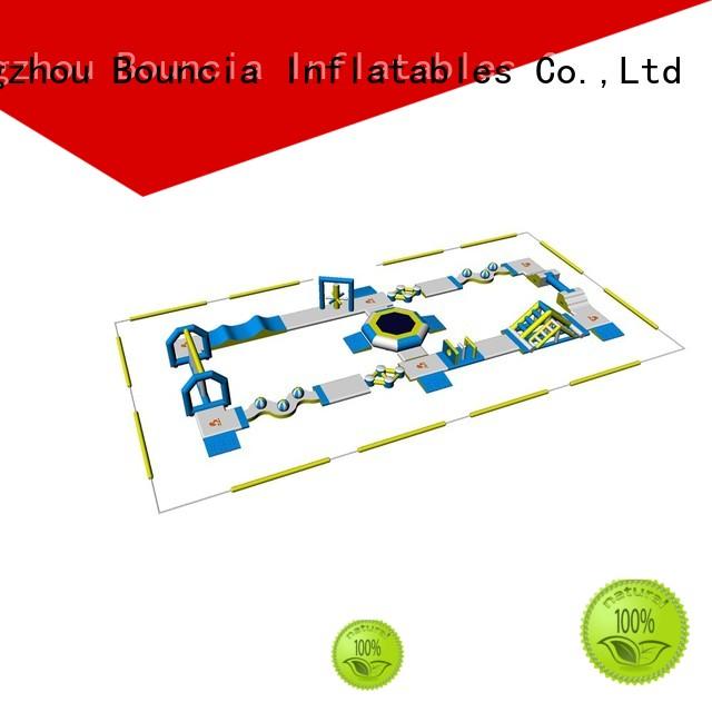 play certificate OEM blow up water park Bouncia