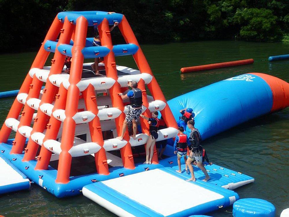 Inflatable Floating Water Obstacle Course / Aqua Park Manufacturer