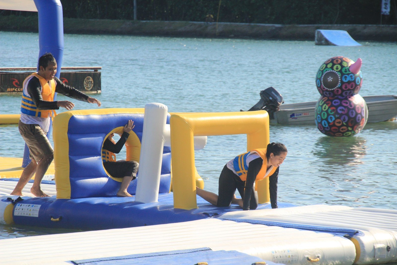 tarpaulin inflatable aqua park series for kids Bouncia-24