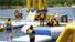 Bouncia certificated giant inflatable floating water park tuv for outdoors