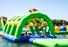 inflatable float trampoline obstacle blow up water park inflatables Bouncia Brand