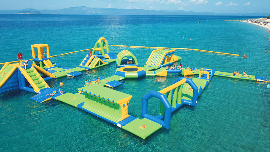 Greece Outdoor Inflatable Floating Water Park