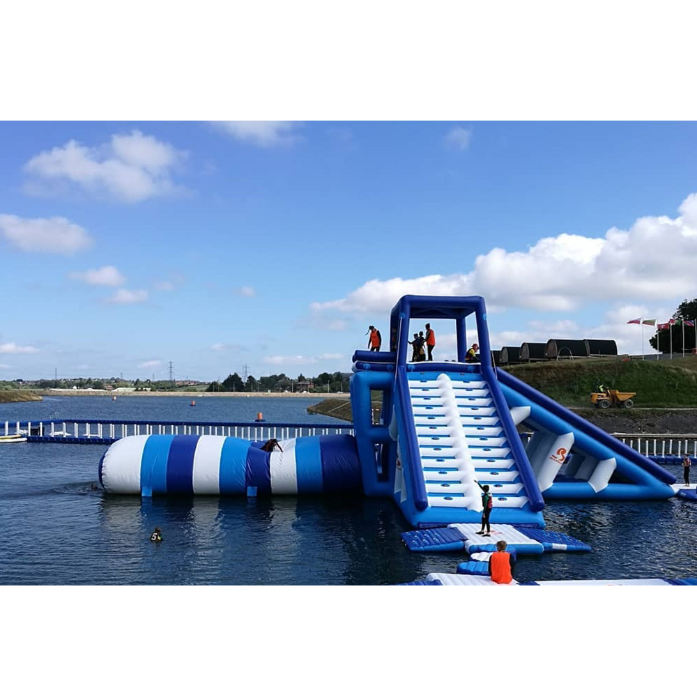Bouncia  Exciting Inflatable Water Tower With Blob For Aqua Park Single Inflatable Water Games image1