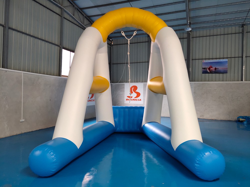 Bouncia climbing inflatable water park customized for pool-1