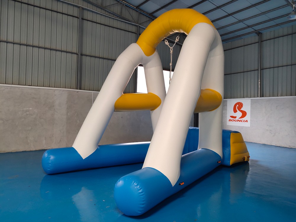 Bouncia climbing inflatable water park customized for pool-3