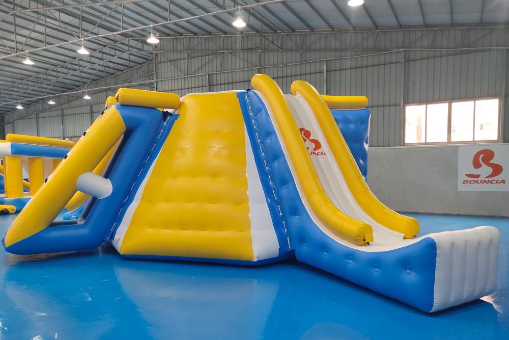 durable inflatable water play trampoline factory for kids