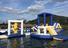 Bouncia open inflatable splash park Suppliers for kids