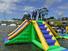 Bouncia certificated inflatable water park in stock splash for outdoors