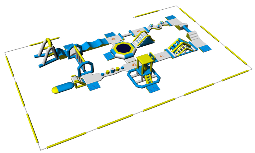 Bouncia -Inflatable Water Sport Park Kids Inflatable Aqua Park For Lake-bouncia