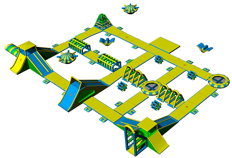 Bouncia -Water Park Project Customization, Backyard Water Inflatables | Bouncia