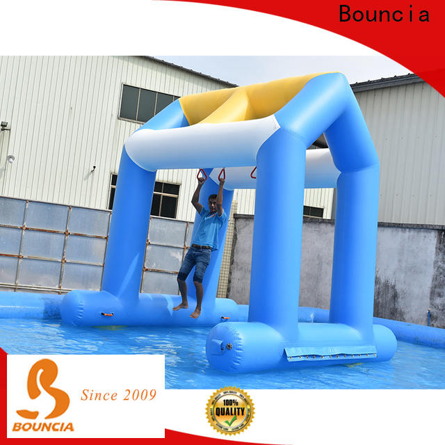 Bouncia floating inflatable water slide for sale factory for adults