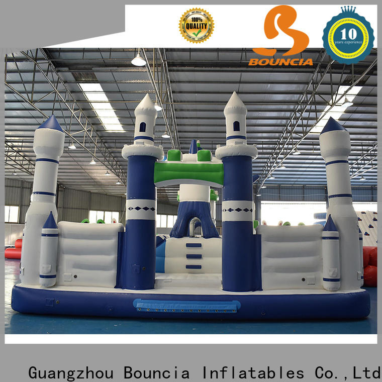 Bouncia giant inflatable water obstacle course manufacturer for child