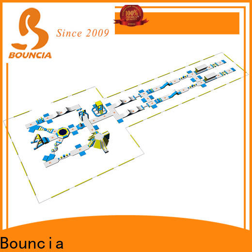 Bouncia New inflatable playground on the water manufacturer for lake