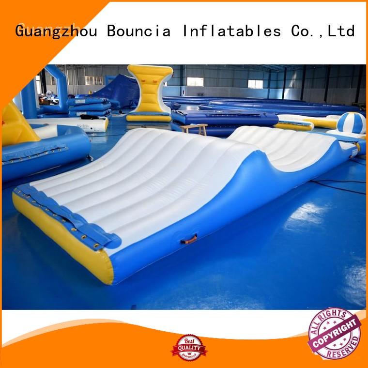pvc tower wave Bouncia Brand inflatable water games supplier