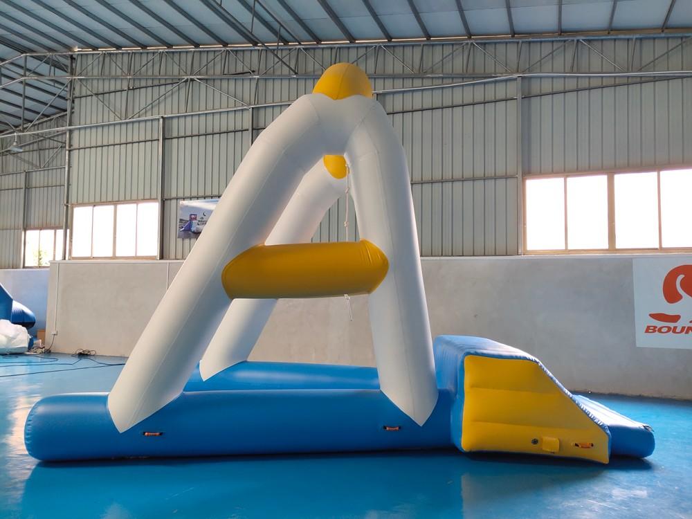 inflatable water trampoline with slide