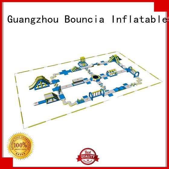 Hot slipping inflatable float business Bouncia Brand