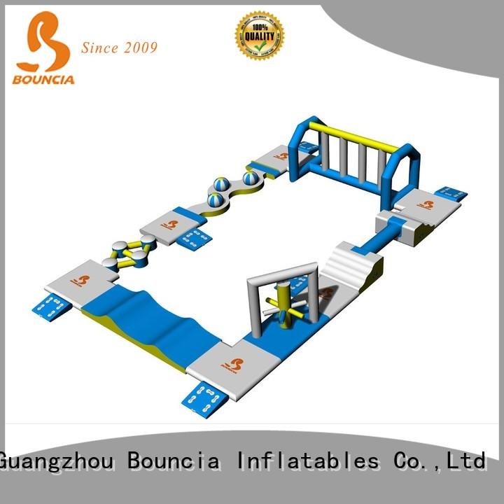 Bouncia floating inflatable water toys manufacturer for pools