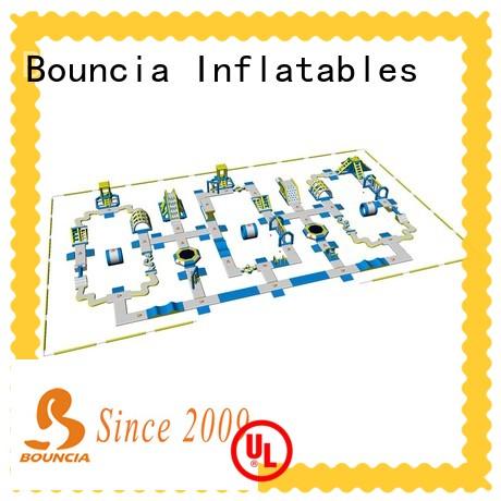 Bouncia tarpaulin giant inflatable water slide customized for adults