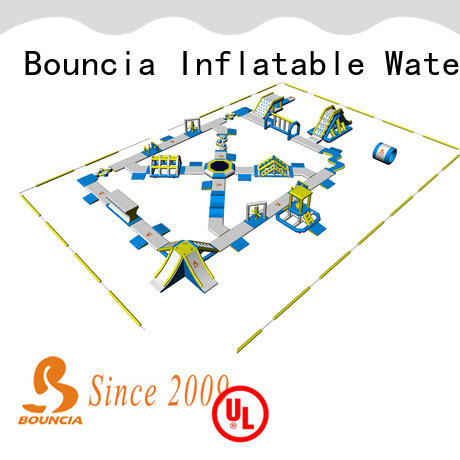 Bouncia splash inflatable lake water park for business for kids