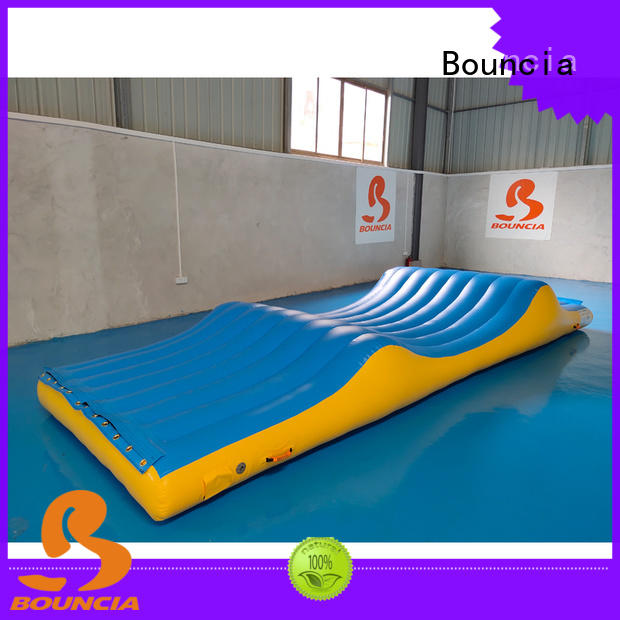 platform tarpaulin inflatable water games Bouncia Brand
