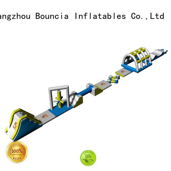 Custom kids inflatable floating water park 184ml11mw Bouncia