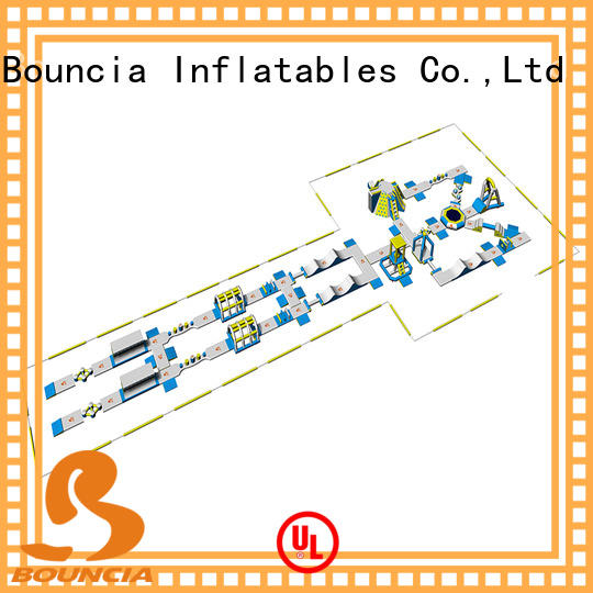 game outdoor inflatable water park customized for lake Bouncia