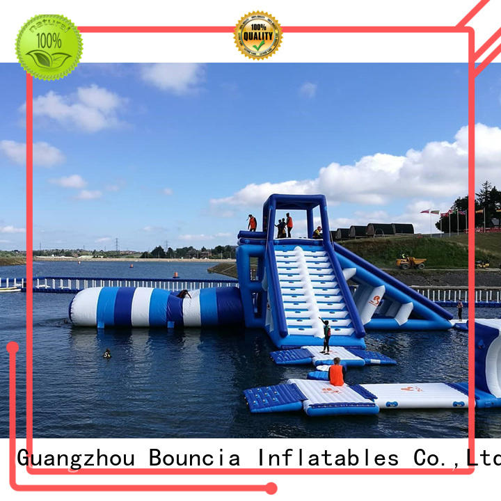 inflatable factory jumping sale bridge Bouncia Brand inflatable water games