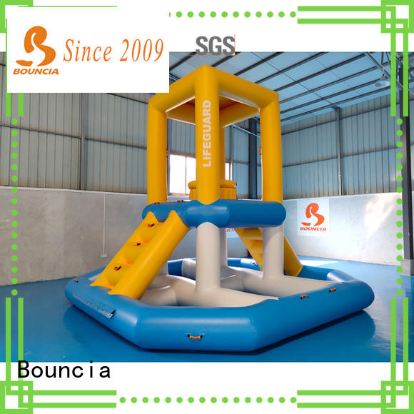 Bouncia awesome water slide games factory for pool