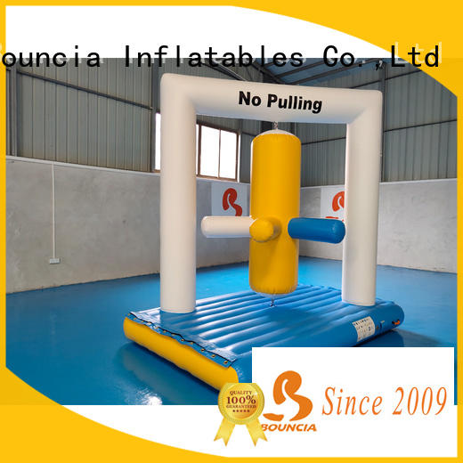 Bouncia floating lake inflatables manufacturers for kids