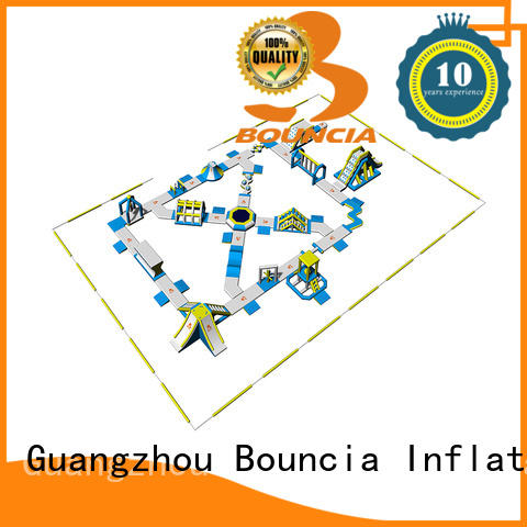 Bouncia playground inflatable amusement park personalized for lake